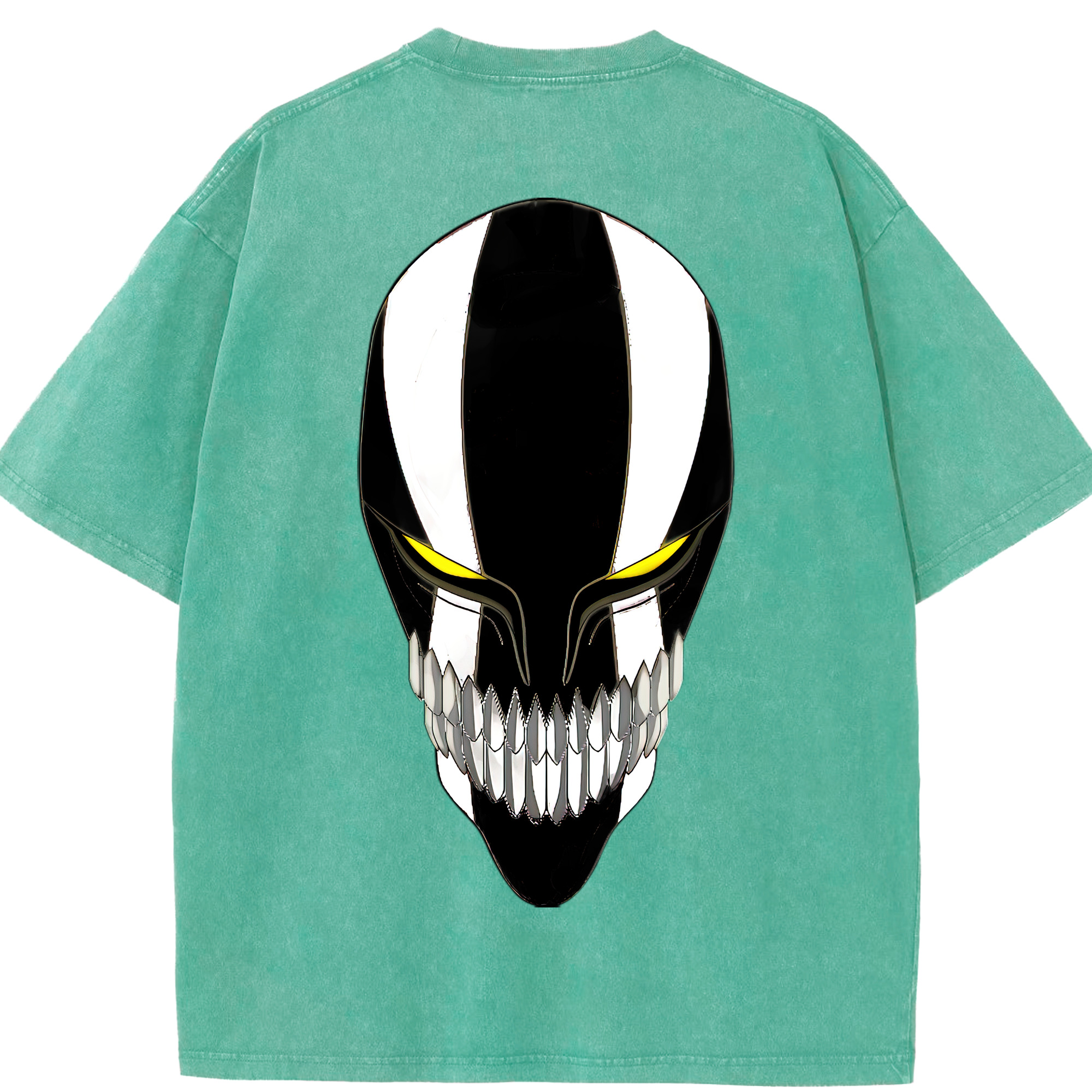 （画像用） ブリーチ 黒崎一護（くろさき いちご）BLEACH Kurosaki Ichigo 綿100% ヴィンテージ風 半袖Tシャツ（背面プリント）